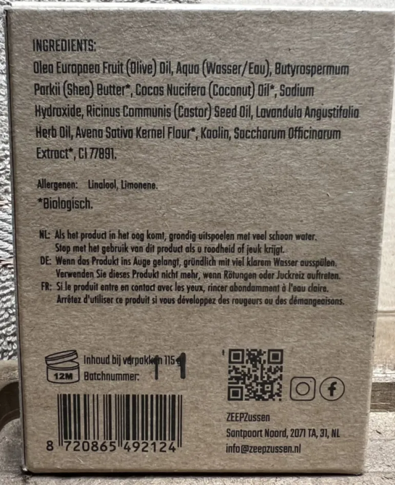 Handgemaakte Zeep Duckie Lavendel