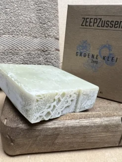 Handgemaakte Zeep Groene Klei