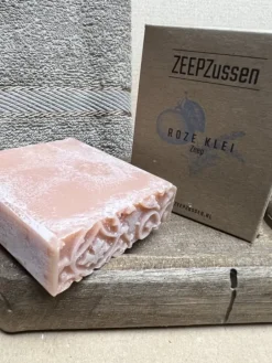 Handgemaakte Zeep Roze klei