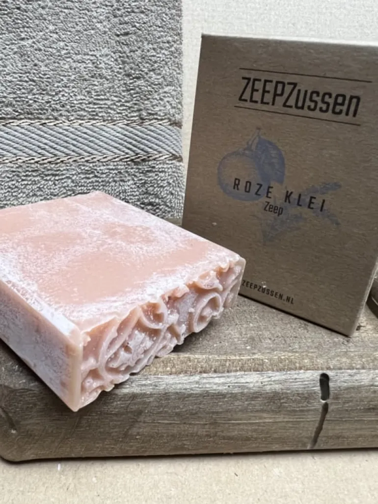 Handgemaakte Zeep Roze klei