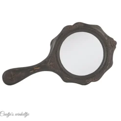Handspiegel donkerbruin