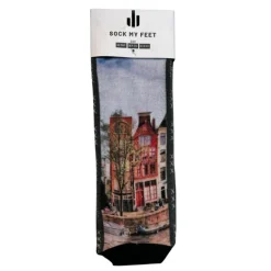 Heren sokken gevelhuisjes mt 39-42