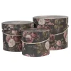 Hoedendoos set van 3 Romantic Roses