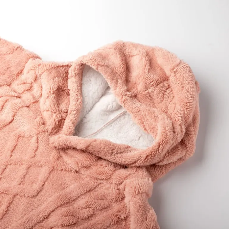 Hoodie / deken Sophie Roze one size
