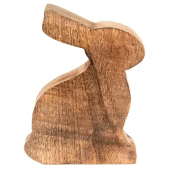 Houten decoratie konijn (M) 13*4*15