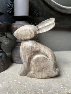Houten decoratie konijn (M) 13*4*15