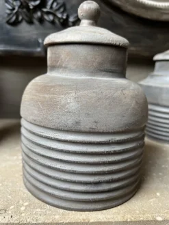 Houten decoratie pot (B) 17*12