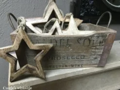 Houten hanger ster 20cm