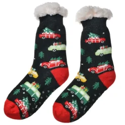 Huissokken Kerst auto’s one size