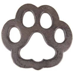 Ijzeren onderzetter pootafdruk