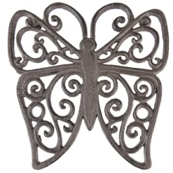 Ijzeren onderzetter vlinder