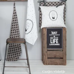 Ijzeren tekstbord I Just want to