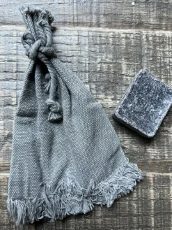 Jute zakje voor amberblokje 16*10