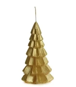 Kaarsje kerstboom goud 6*12