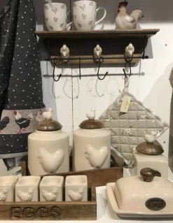 Kapstok deegroller met bestek 48*8*7