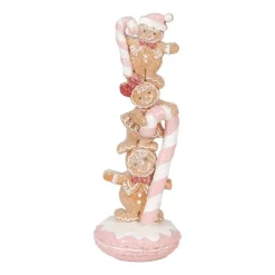 Kerst decoratie beeld gingerbread man 10*10*27