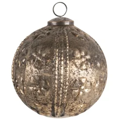 Kerstbal goudkleur 12cm