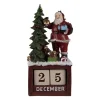 Kerstdecoratie Kerstman met kalender