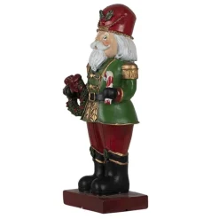 Kerstdecoratie Notenkraker groen/rood