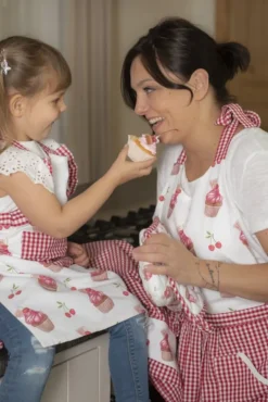 Keukendoek Cherry Cupcakes  rond