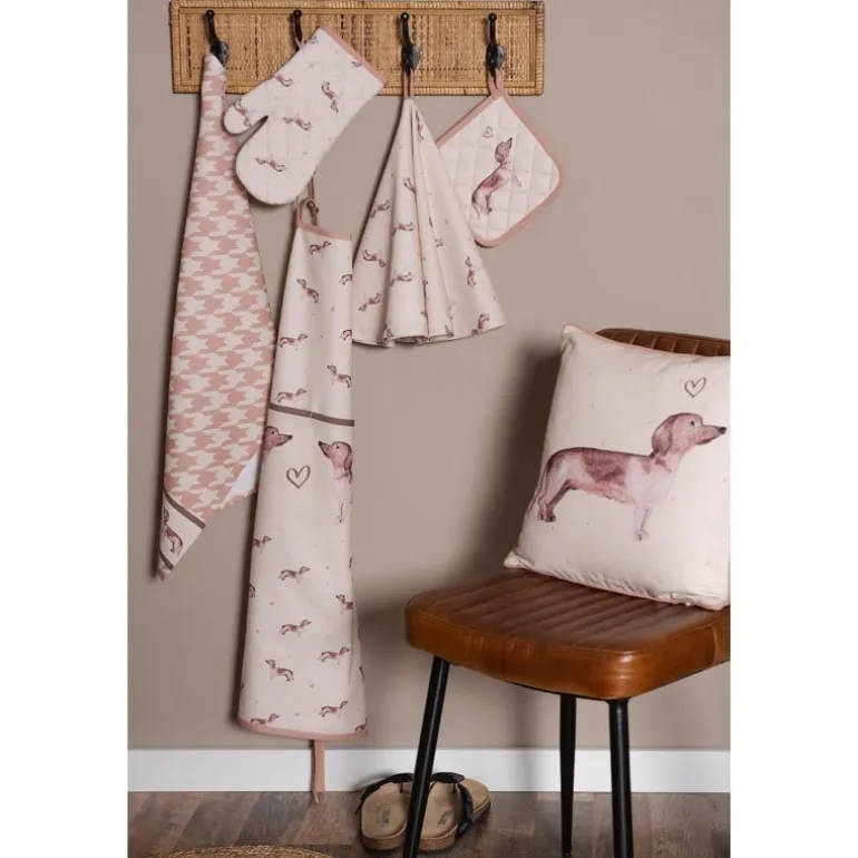 Keukendoek Dachshund Love model 2