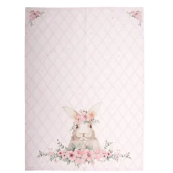 Keukendoek Floral Easter Bunny model 1