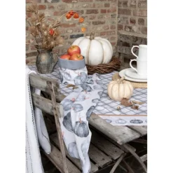 Keukendoek pompoen grijs model 1