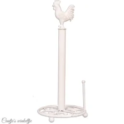 Keukenrolhouder Kip wit