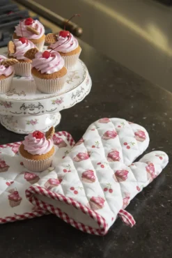 Keukenschort Cherry Cupcakes model 1