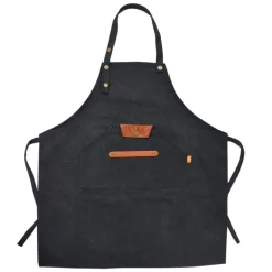 Keukenschort denim grijs