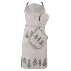 Keukenschort dennenbomen