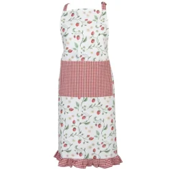 Keukenschort model 1 Wild Strawberries