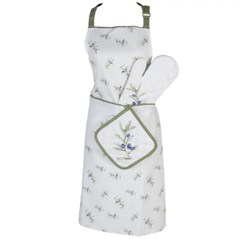 Keukenschort Olive Fields