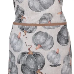 Keukenschort pompoen grijs model 1