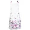 Keukenschort rozen en vlinders roze