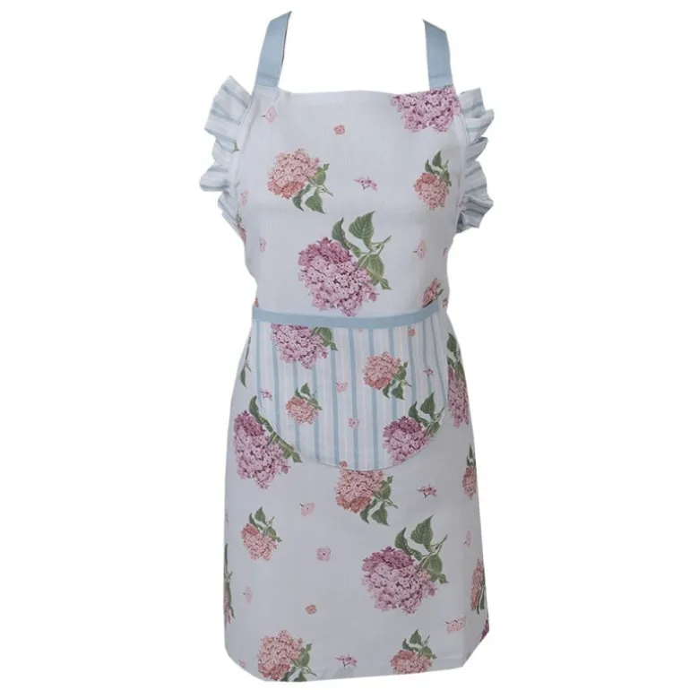 Kinder keukenschort Hortensia