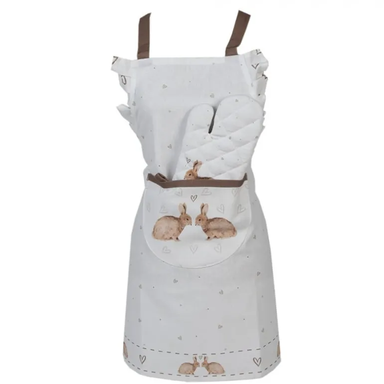 Kinder pannenlap Bunnies in Love