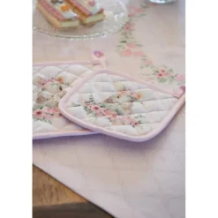 Kinder pannenlap Floral Easter Bunny