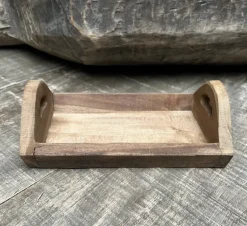 Klein houten dienblad (M) 20*12*6