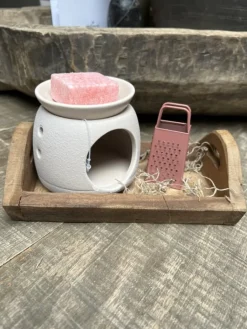 Klein houten dienblad (M) 20*12*6