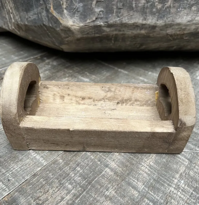 Klein houten dienblad (S) 16,5*8*7