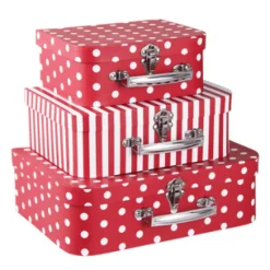 Koffersetje (3) rood