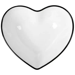 Kom wit hartvormig 300ml