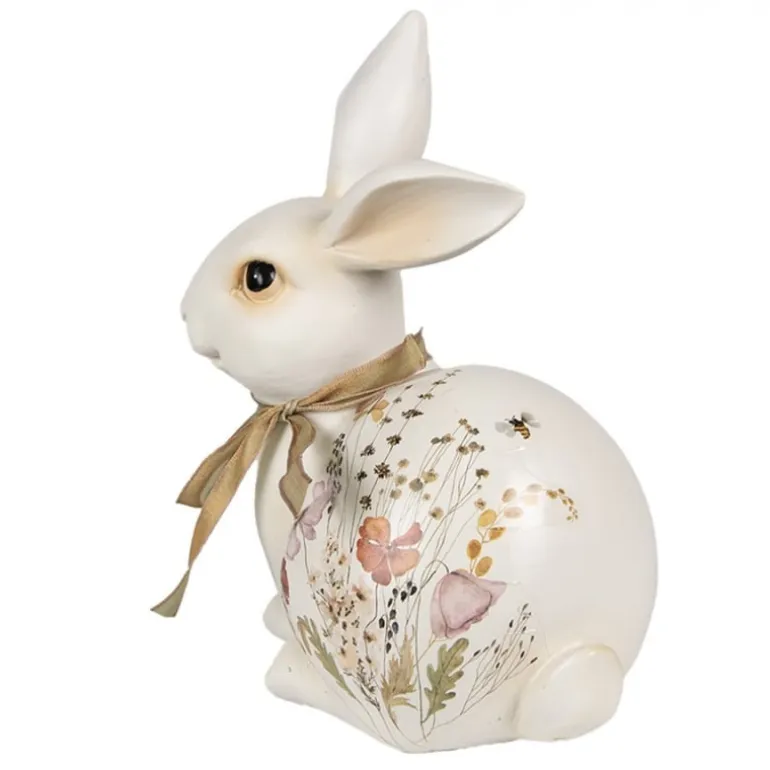 Konijn met bloemetjes 15*11*20