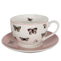 Kop en schotel Butterfly Paradise