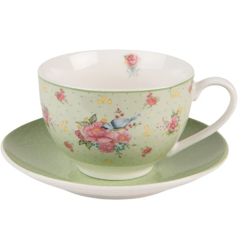 Kop en schotel Cheerful Birdie