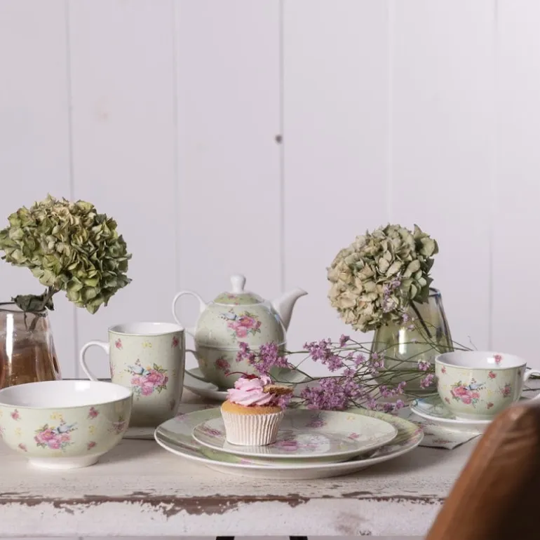 Kop en schotel Cheerful Birdie