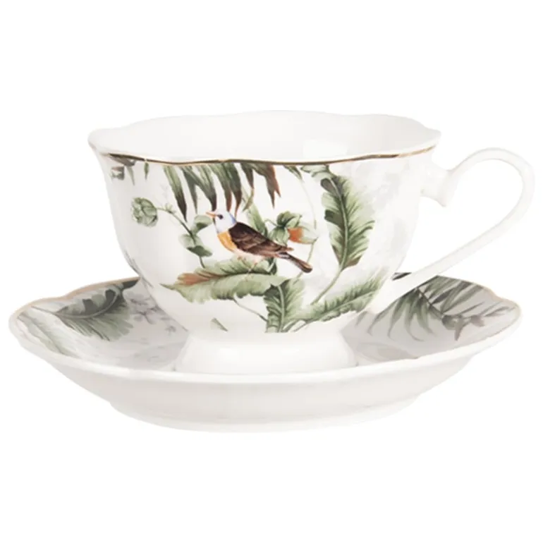 Kop en schotel Tropical Bird