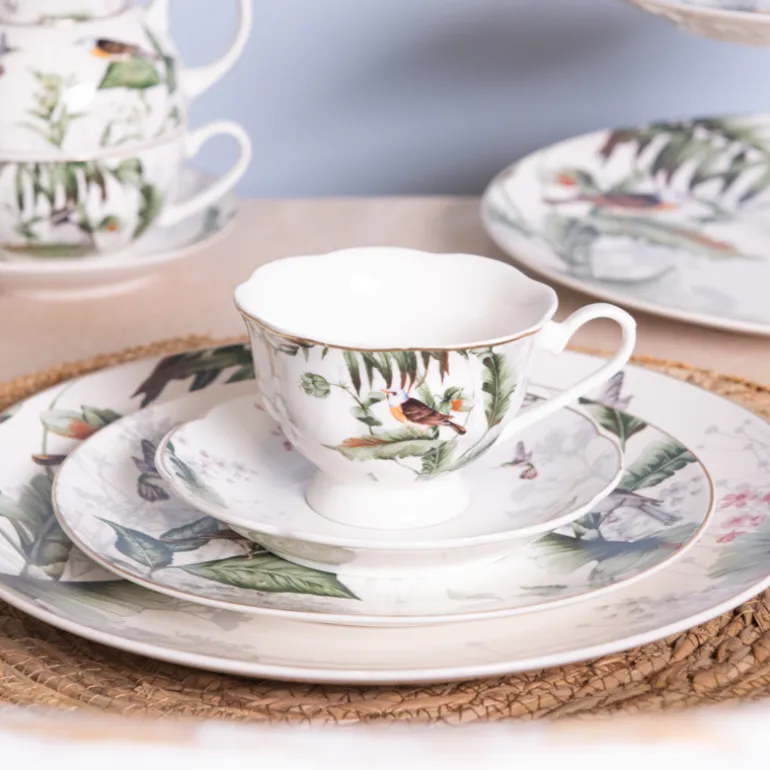 Kop en schotel Tropical Bird