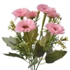 Kunstbloem bosje bloemen roze